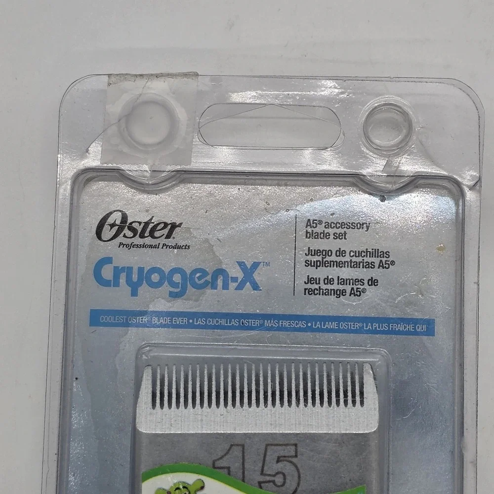 OSTER Blade Size 15 CryogenX AgiON 78919-036 Antibacteria 3/64